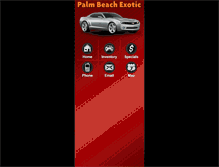 Tablet Screenshot of palmbeachexotic.com